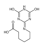 6-[(1,4,5,6-tetrahydro-4,6-dioxo-1,3,5-triazin-2-yl)amino]hexanoic acid结构式