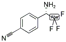 (S)-4-(1-Amino-2,2,2-Trifluoroethyl)Benzonitrile structure