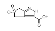 4,6-二氢-2H-噻吩并[3,4-c]吡唑-3-羧酸 5,5-二氧化物结构式