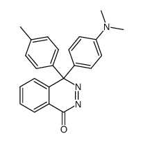 4-(4-(dimethylamino)phenyl)-4-(p-tolyl)phthalazin-1(4H)-one结构式