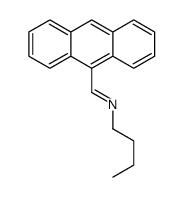 1-anthracen-9-yl-N-butylmethanimine Structure