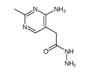 (4-amino-2-methyl-pyrimidin-5-yl)-acetic acid hydrazide Structure