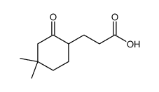 3-(4,4-diethyl-2-oxocyclohexyl)propanoic acid结构式