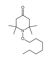 n-heptyloxy-2,2,6,6-tetramethylpiperidin-4-one Structure