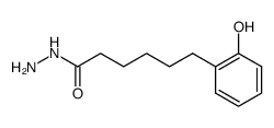 6-(2-hydroxy-phenyl)-hexanoic acid hydrazide结构式