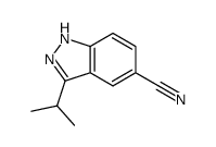 3-(Methylethyl)-1H-indazole-5-carbonitrile Structure