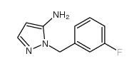 2-(3-氟-苄基)-2H-吡唑-3-胺结构式