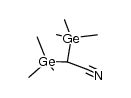 bis(trimethylgermyl)acetonitrile结构式