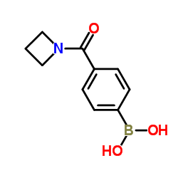 (4-(氮杂丁烷-1-羰基)苯基)硼酸结构式