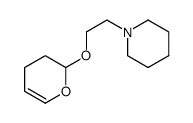 1-[2-(3,4-dihydro-2H-pyran-2-yloxy)ethyl]piperidine Structure