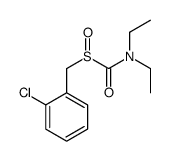 1-[(2-chlorophenyl)methylsulfinyl]-N,N-diethylformamide结构式