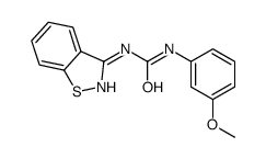 1-(1,2-benzothiazol-3-yl)-3-(3-methoxyphenyl)urea Structure