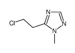 5-(2-chloroethyl)-1-methyl-1,2,4-triazole Structure