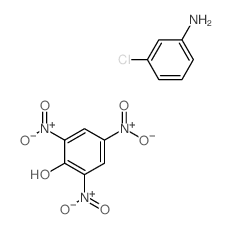 3-chloroaniline; 2,4,6-trinitrophenol结构式