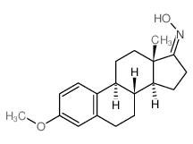 Estra-1,3,5(10)-trien-17-one,3-methoxy-, oxime (7CI,8CI,9CI)结构式