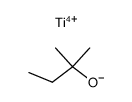 Tetrakis(1,1-dimethylpropyl)titanate结构式