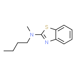 2-Benzothiazolamine,N-butyl-N-methyl-(9CI) Structure