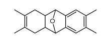 2,3,6,7-Tetramethyl-9,10-epoxy-1,4,4a,9,9a,10-hexahydro-anthracen Structure