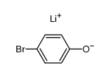 lithium 4-bromophenolate结构式