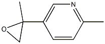 2-methyl-5-(2-methyloxiran-2-yl)pyridine Structure