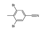 3,5-DIBROMO-4-METHYLBENZONITRILE structure