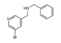 N-[(5-bromopyridin-3-yl)methyl]-1-phenylmethanamine Structure