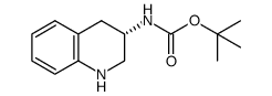 tert-butyl (S)-(1,2,3,4-tetrahydroquinolin-3-yl)carbamate结构式