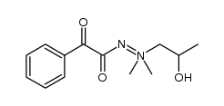 1,1-dimethyl-1-(2-hydroxypropyl)amine benzoylformimide结构式