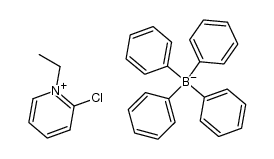 2-chloro-N-ethylpyridinium tetraphenylborate Structure