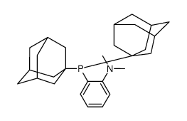 1-二甲基氨基-2-(二金刚烷膦)苯结构式