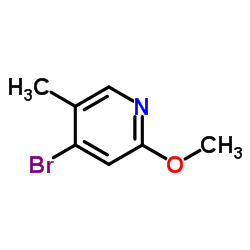 Pyridine, 4-bromo-2-Methoxy-5-Methyl- Structure