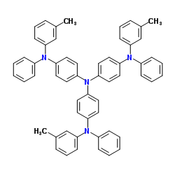 4,4',4''-Tris(N-3-methylphenyl-N-phenylamino)triphenylamine Structure