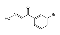 (3-bromo-phenyl)-glyoxal-2-oxime Structure