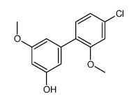 3-(4-chloro-2-methoxyphenyl)-5-methoxyphenol Structure