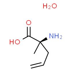 (R)-alpha-Allylalanine hydrate结构式