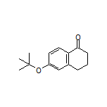 6-(叔丁氧基)-3,4-二氢萘-1(2H)-酮结构式