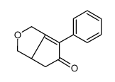 4-phenyl-1,3,6,6a-tetrahydrocyclopenta[c]furan-5-one结构式