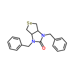 1,3-Dibenzyltetrahydro-1H-selenopheno[3,4-d]imidazol-2(3H)-one Structure