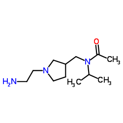 N-{[1-(2-Aminoethyl)-3-pyrrolidinyl]methyl}-N-isopropylacetamide结构式