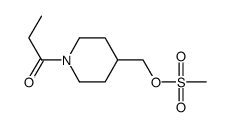 (1-丙酰哌啶-4-基)甲磺酸甲酯图片