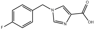 1-(4-Fluorobenzyl)-1H-imidazole-4-carboxylic acid Structure