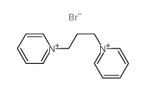 Pyridinium,1,1'-(1,3-propanediyl)bis-, bromide (1:2) Structure