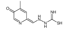 5-hydroxy-4-methylpyridine-2-carboxaldehyde thiosemicarbazone Structure