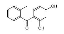 (2,4-dihydroxyphenyl)-(2-methylphenyl)methanone Structure