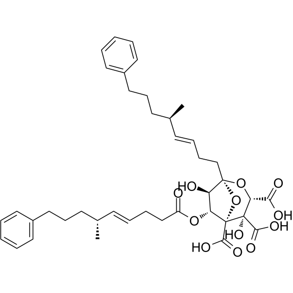 Zaragozic acid E Structure