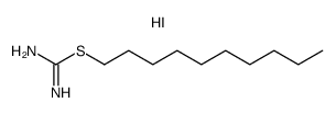 S-decyl-isothiourea, hydriodide结构式