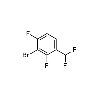 2-溴-4-(二氟甲基)-1,3-二氟苯结构式