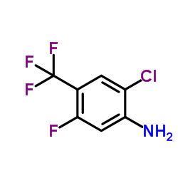 2-Chloro-5-fluoro-4-(trifluoromethyl)aniline Structure