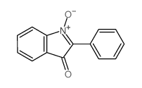 3H-Indol-3-one,2-phenyl-, 1-oxide结构式