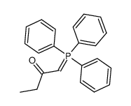 1-(TRIPHENYL-LAMBDA5-PHOSPHANYLIDENE)-BUTAN-2-ONE结构式